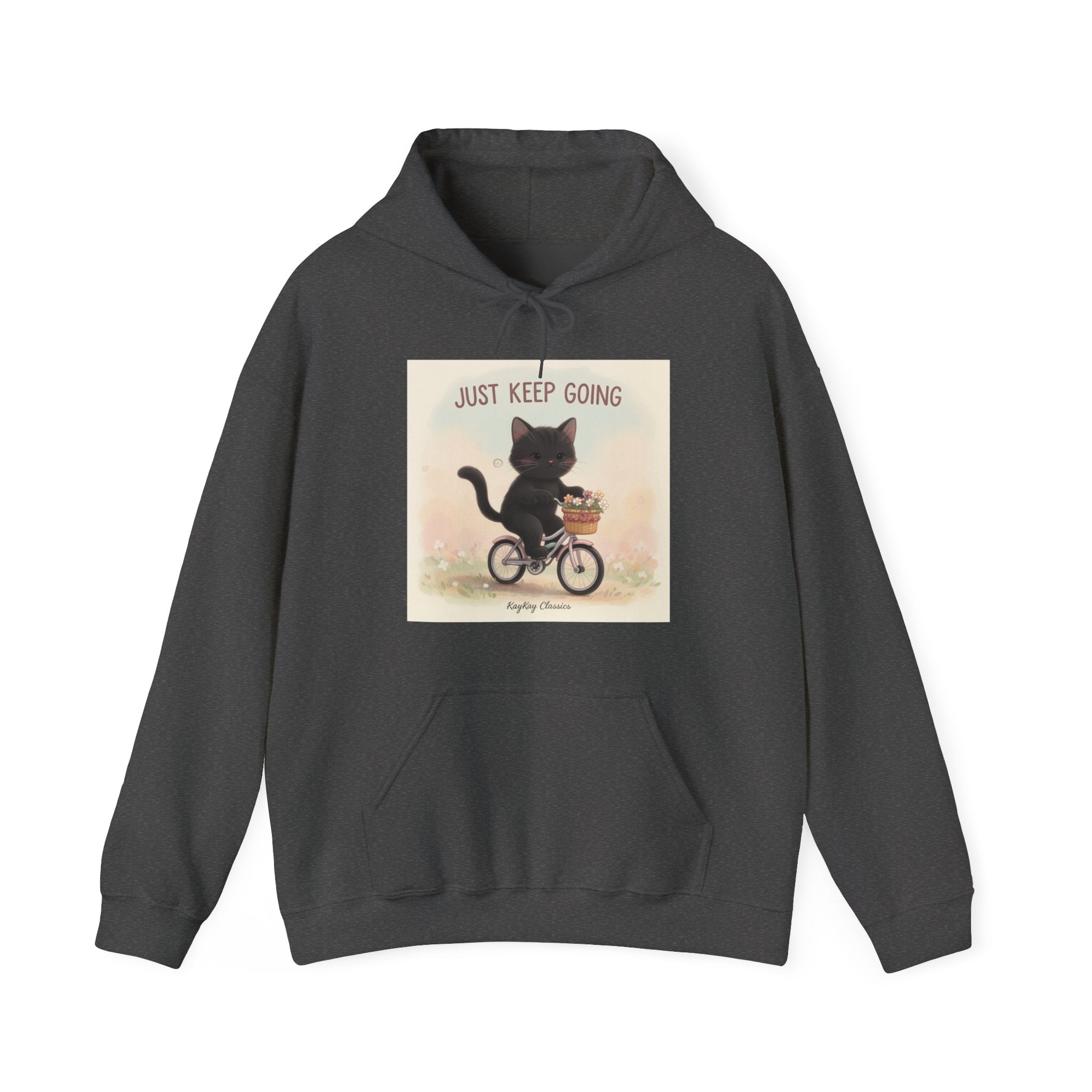 JUST KEEP GOING Cat Hoodie