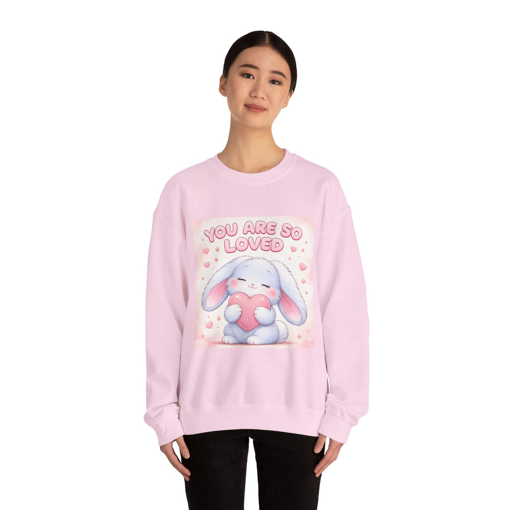 "YOU ARE SO LOVED" Black Cat Crewneck | College Girl Gift | Fashion | KayKay Classics