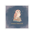 Owl Kiss-Cut Sticker – Grace and Grit