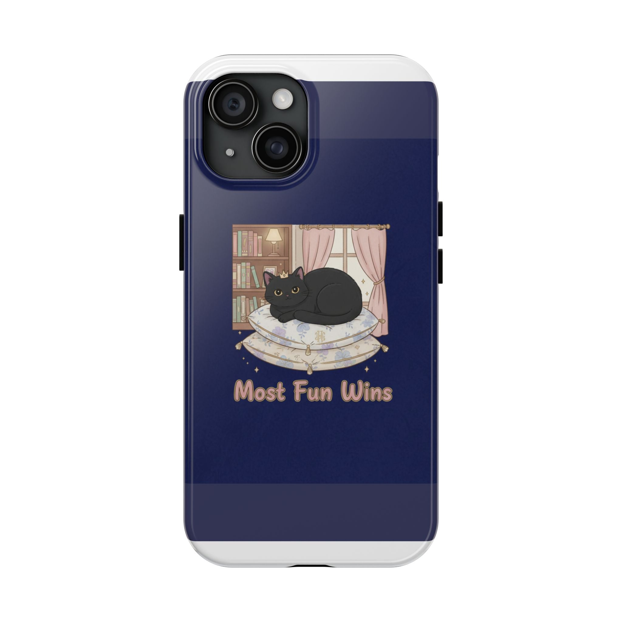 Black Cat Tough Phone Case – Most Fun Wins