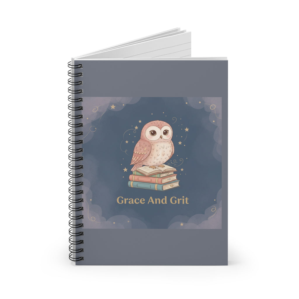 Owl Spiral Notebook – Grace and Grit
