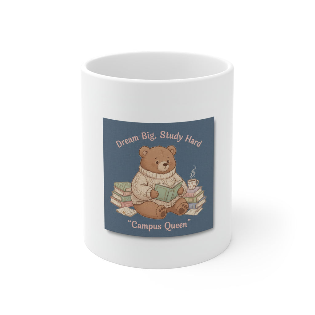 Bear Mug 11oz – Dream Big Study Hard