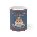 Hamster With Laptop Mug 11oz – You Are Allowed to Grow Slowly Grace and