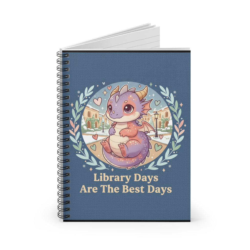 Library Days Are the Best Days Spiral Notebook