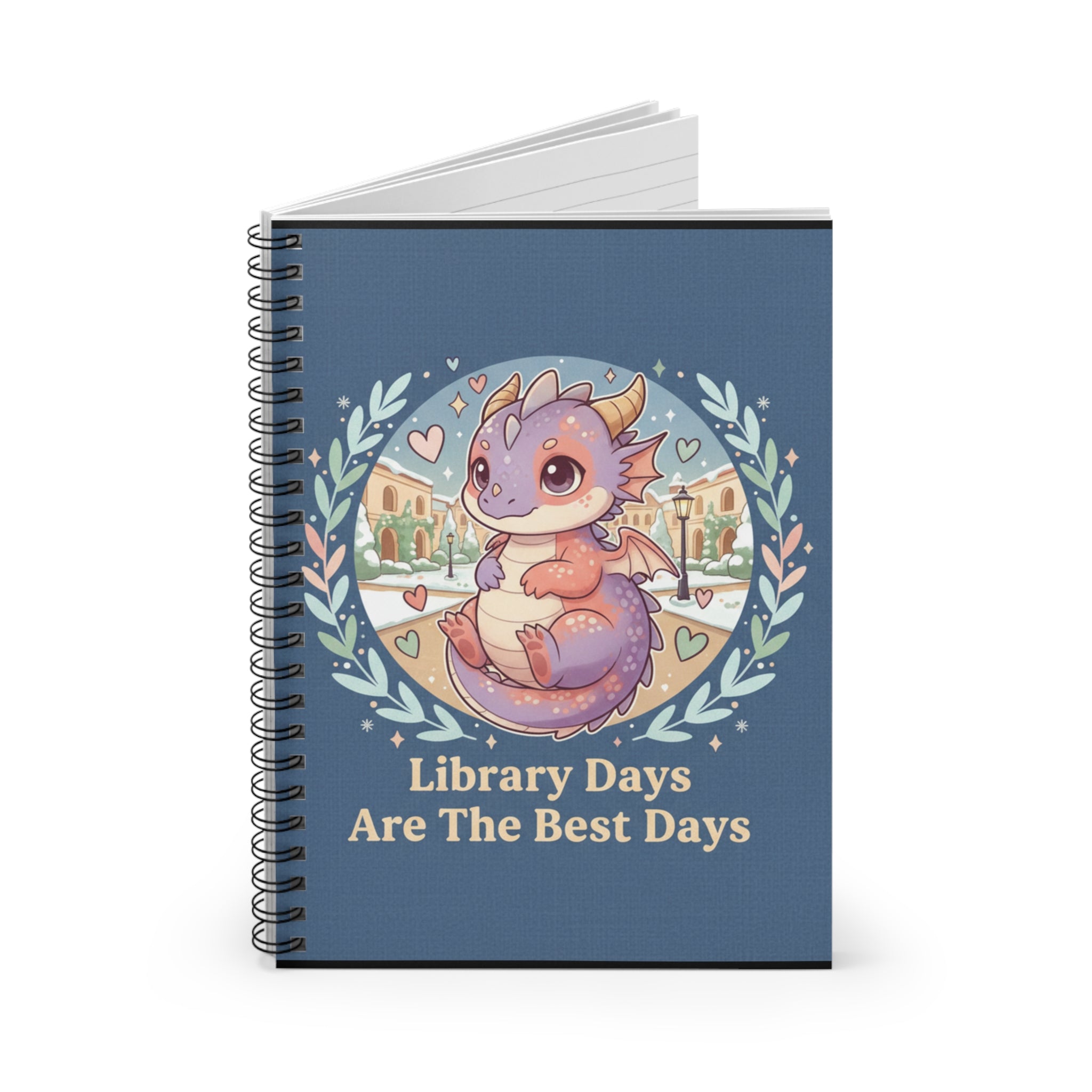 Library Days Are the Best Days Spiral Notebook