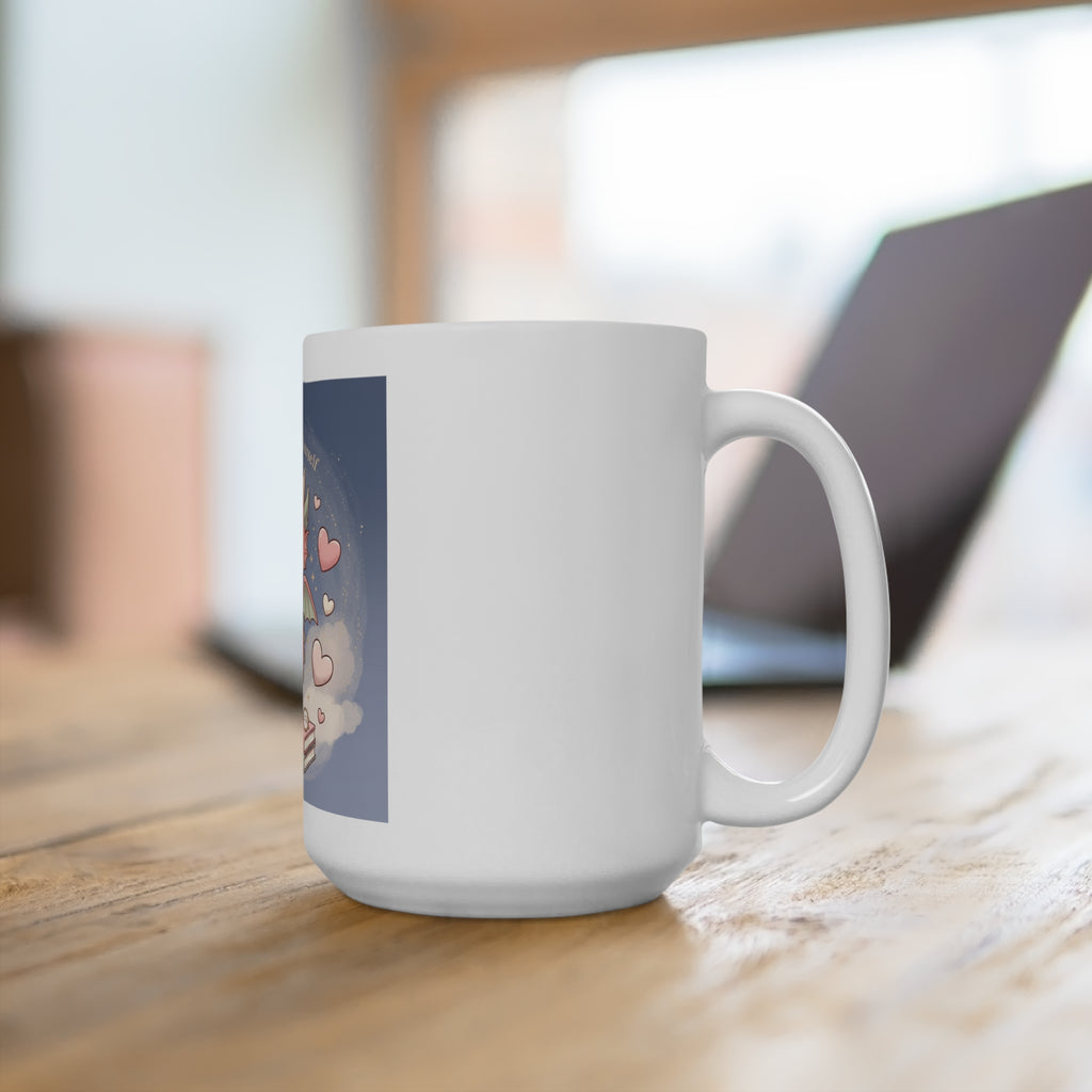Cats With Glasses Mug 15oz – Be Gentle With Yourself