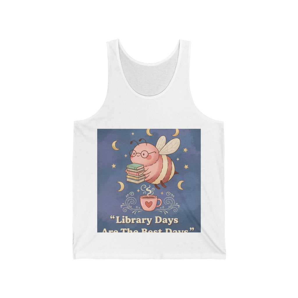 Bee Tank Top – Library Days Are the Best Days