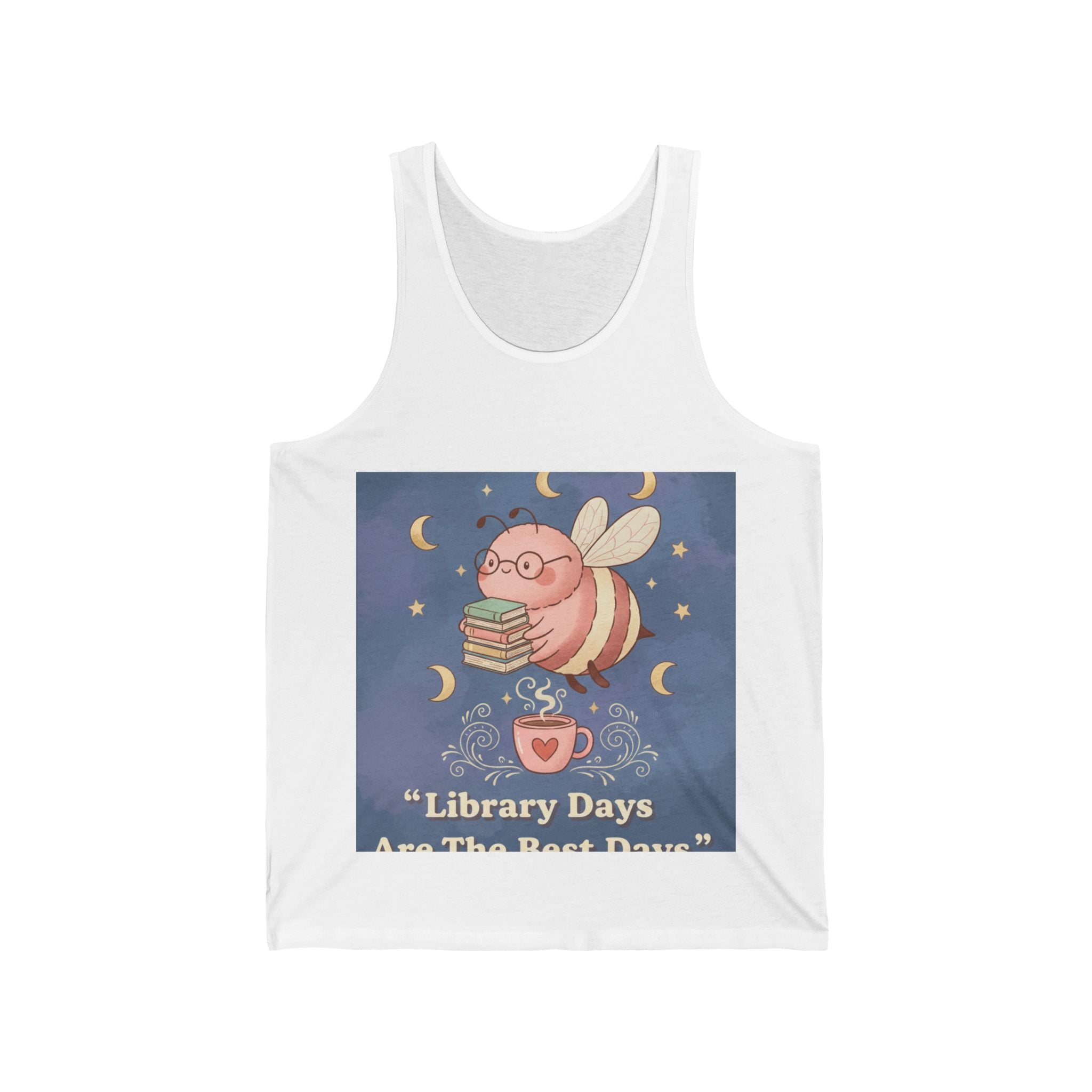 Bee Tank Top – Library Days Are the Best Days