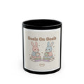 Goals On Goals Rabbit Black Mug 11oz