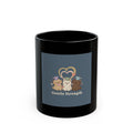 Gentle Strength Dog Black Mug 11oz