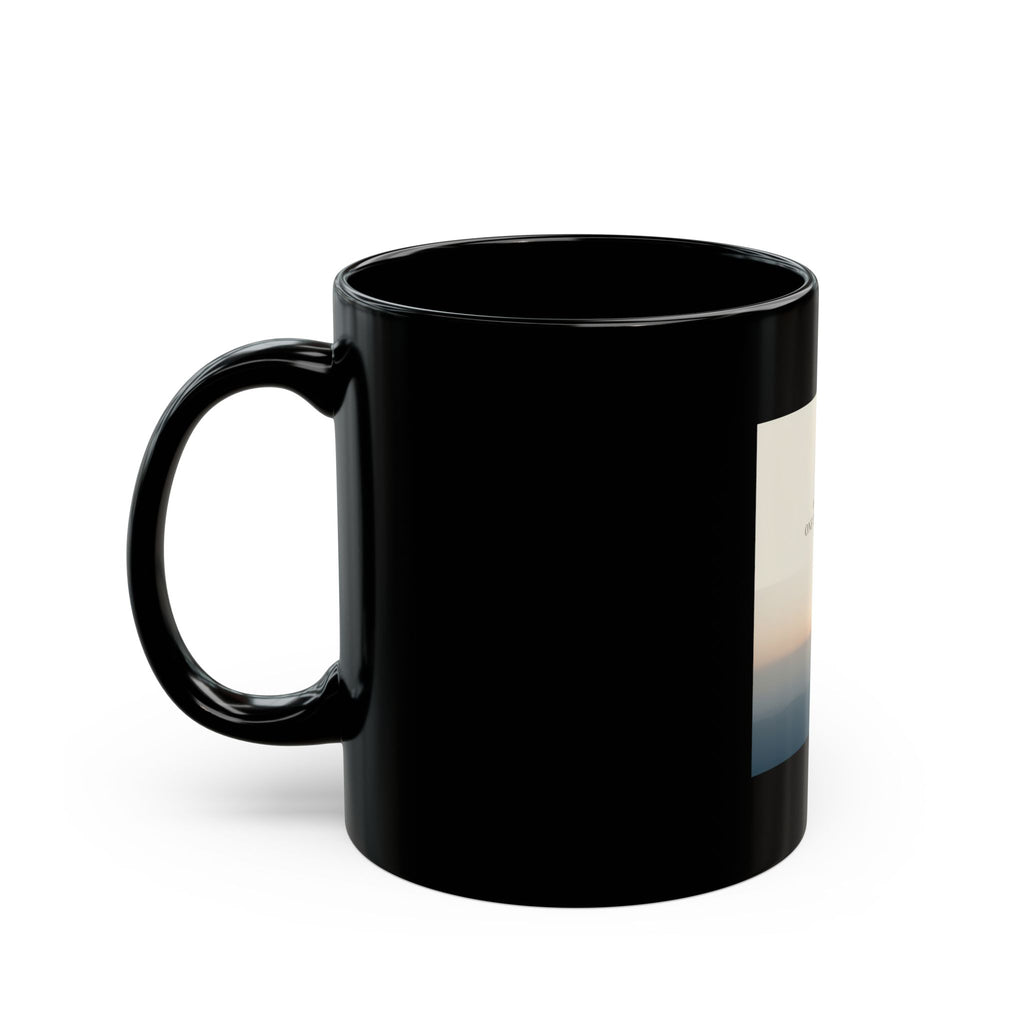 QUIET SEASONS ONE DAY AT A TIME Black Mug
