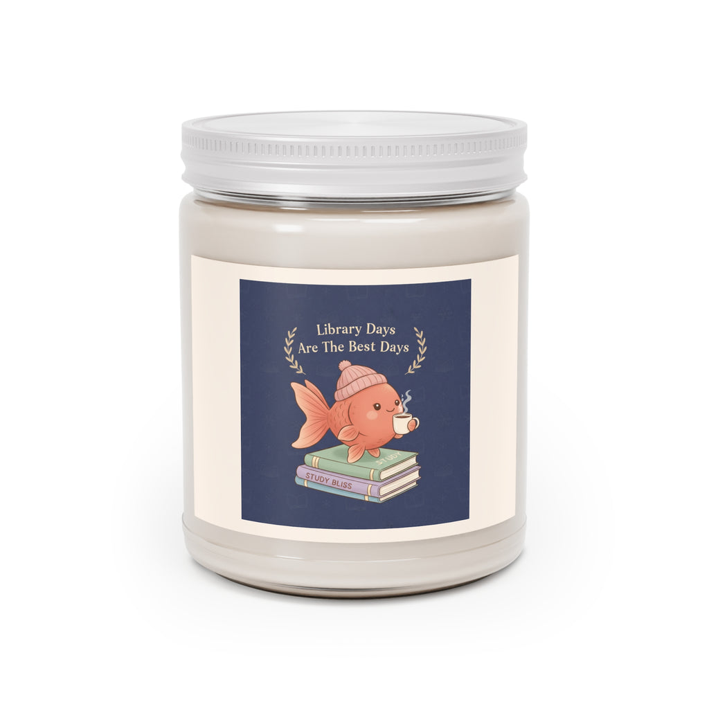 Bear Scented Candle – Library Days Are the Best Days
