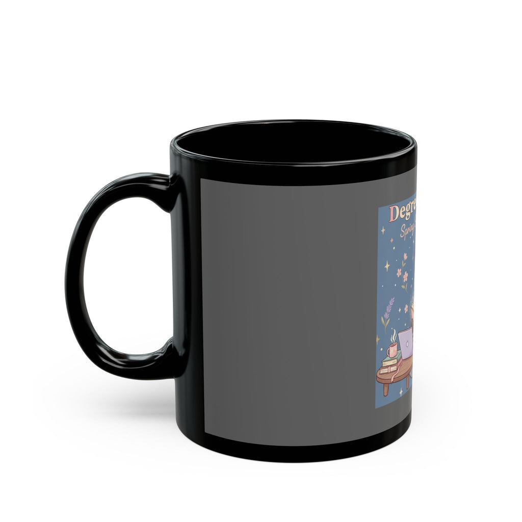 Panda Black Mug 11oz – Degree Loading Spring Semester Magic