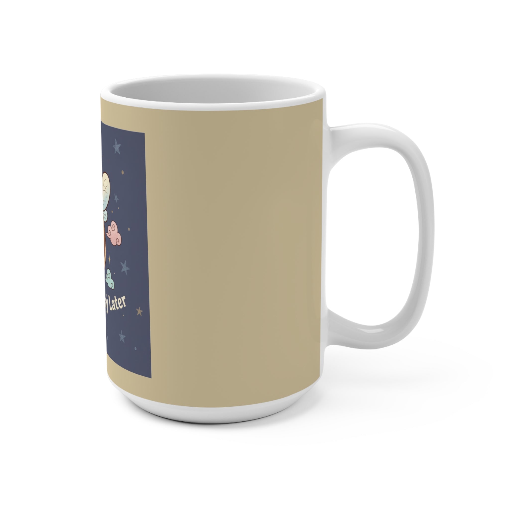 Bee Mug 15oz – Study Now, Slay Later