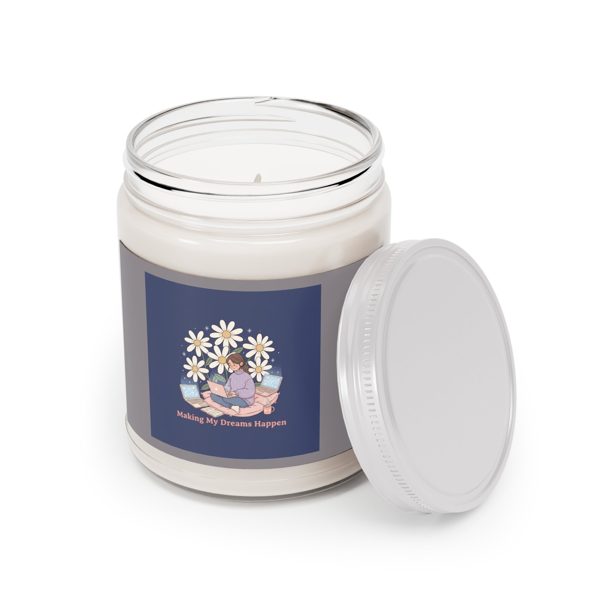 Daisies Scented Candle – Making My Dreams Happen