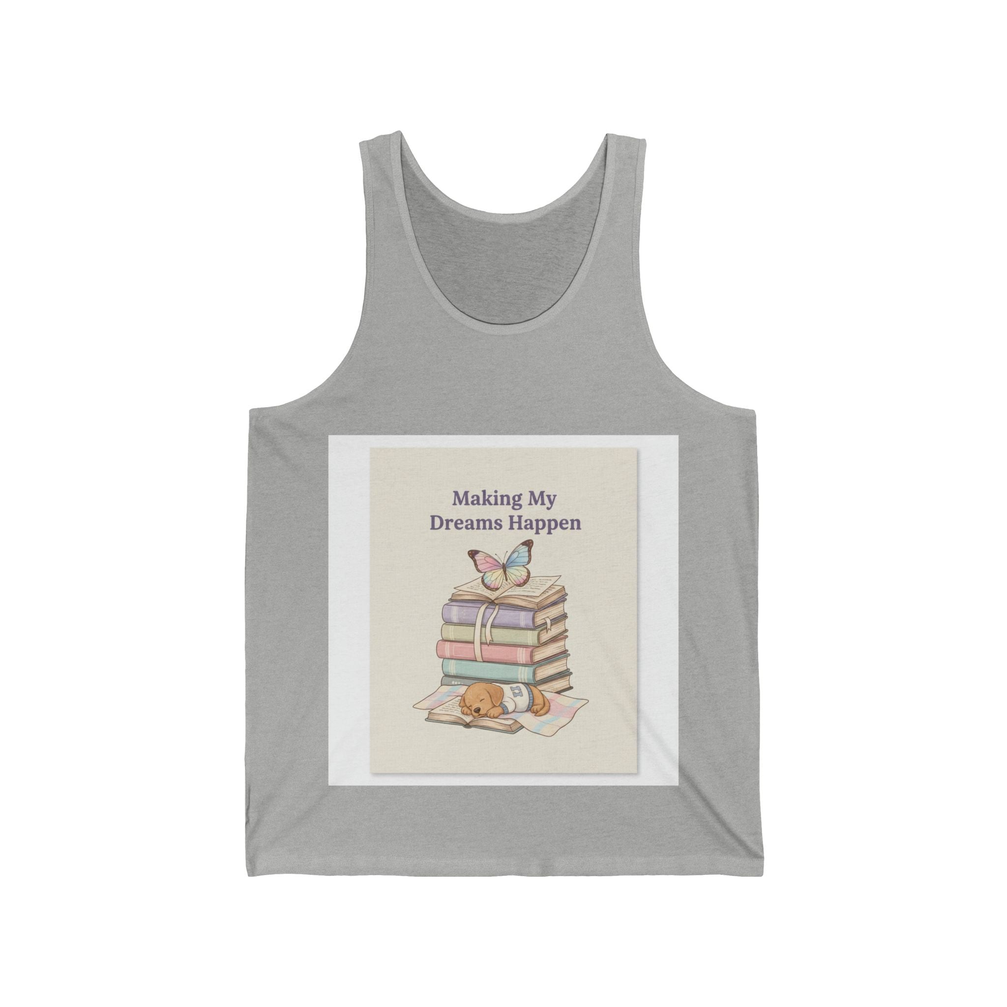 Making My Dreams Happen Puppy Tank Top