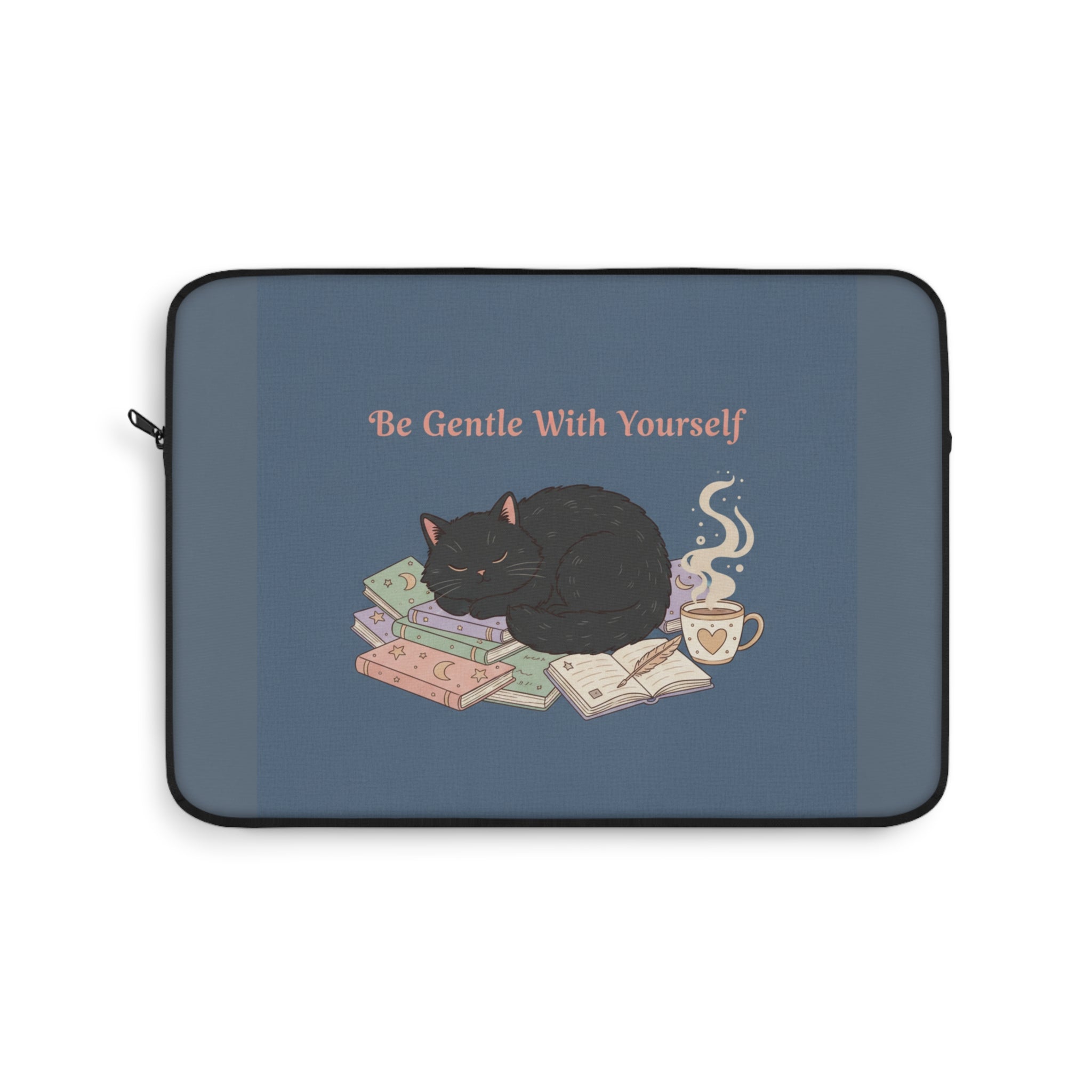 Black Cat Laptop Sleeve – Be Gentle With Yourself