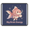 Bear Mouse Pad – Big Brain Energy