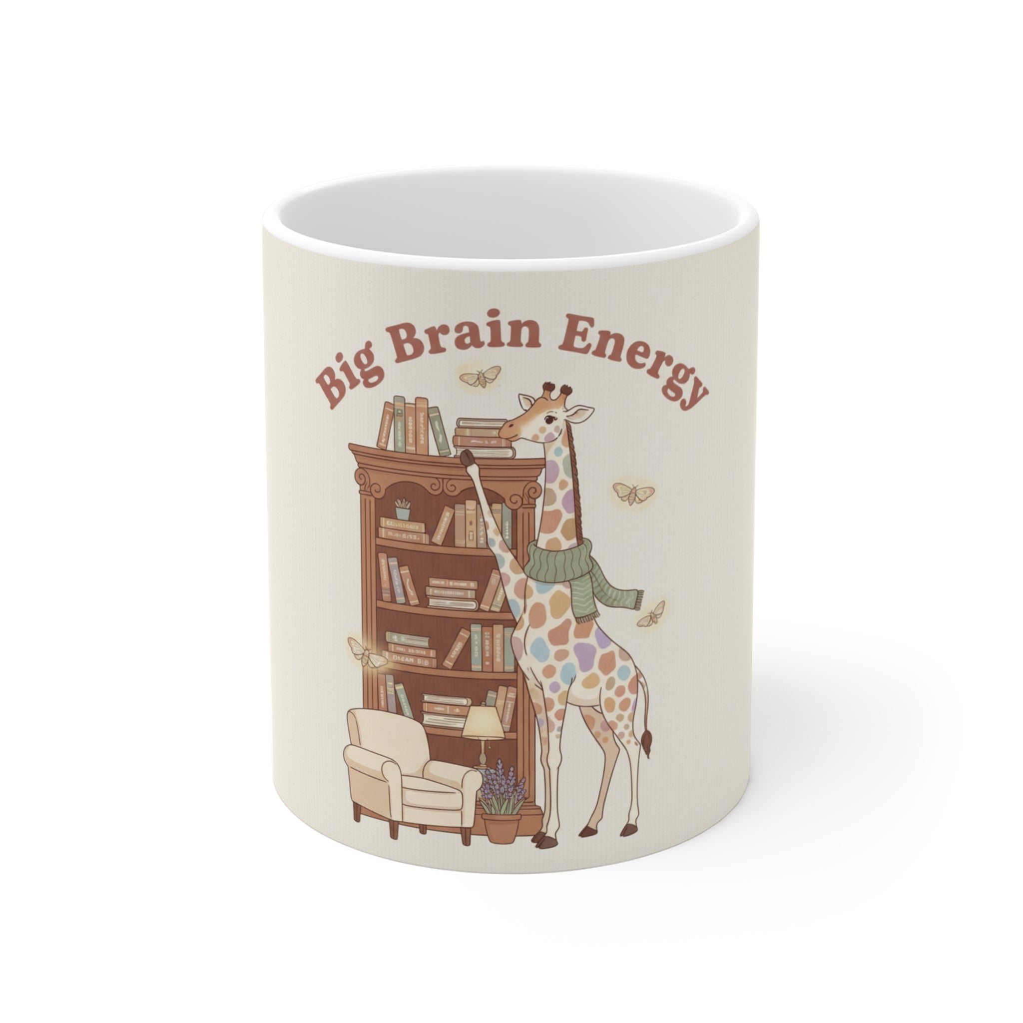 Big Brain Energy Giraffe Mug 11oz