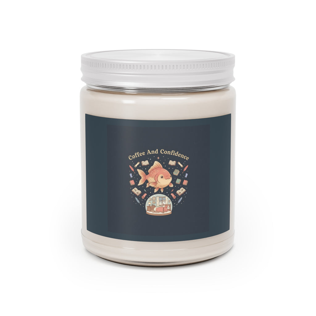 Coffee And Confidence Goldfish Scented Candle