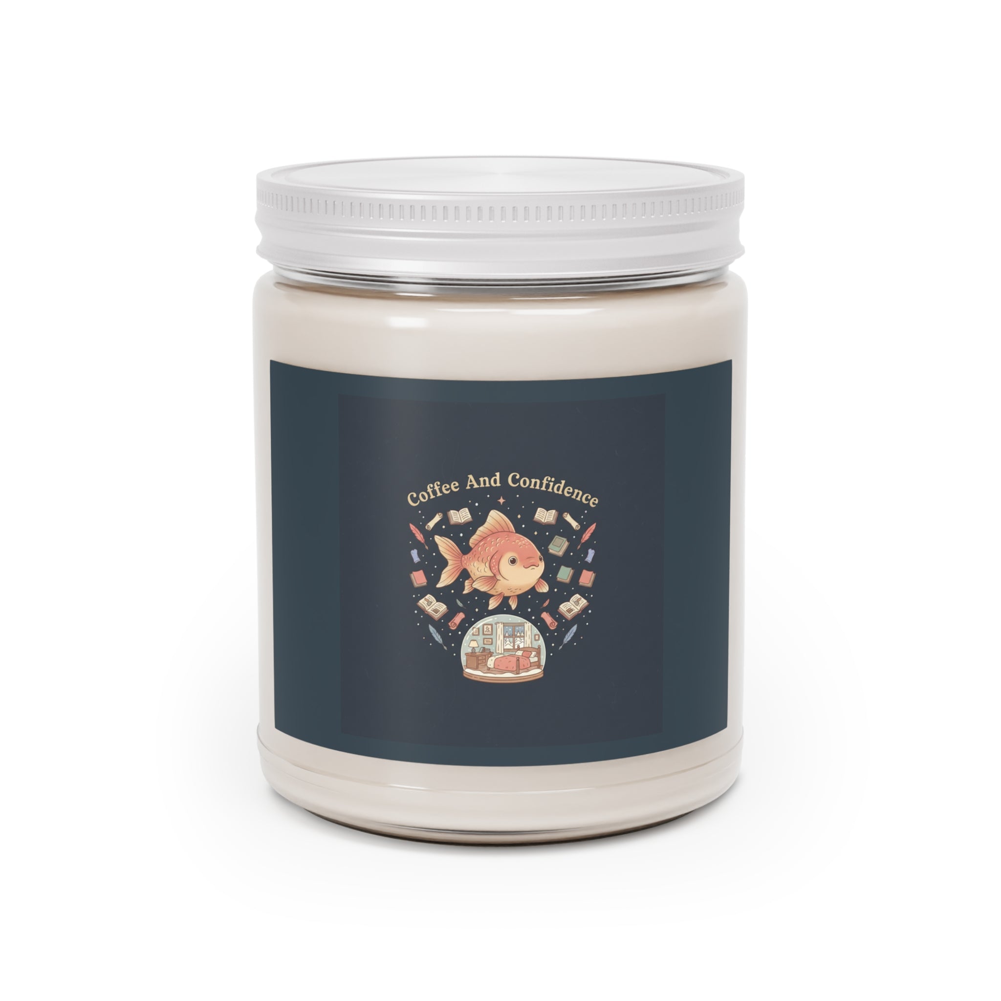 Coffee And Confidence Goldfish Scented Candle