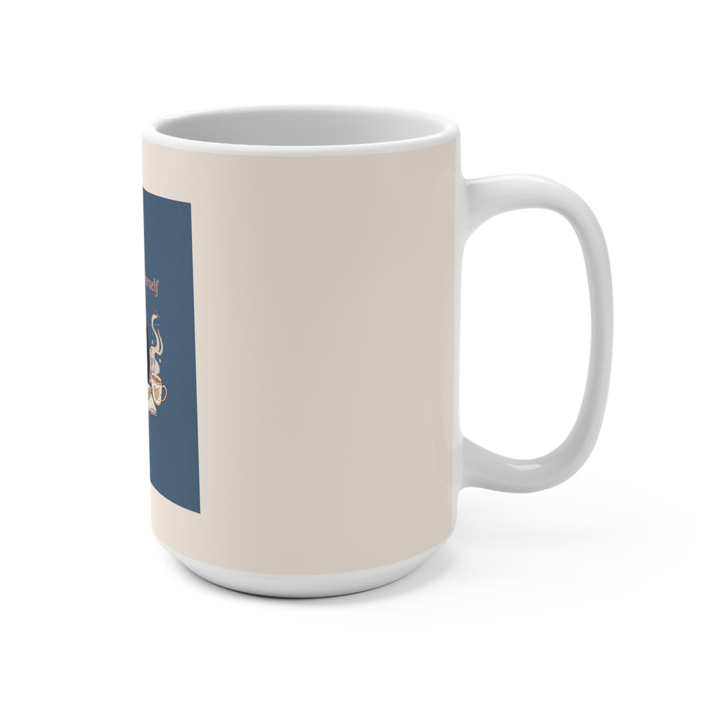 Black Cat Mug 15oz – Be Gentle With Yourself