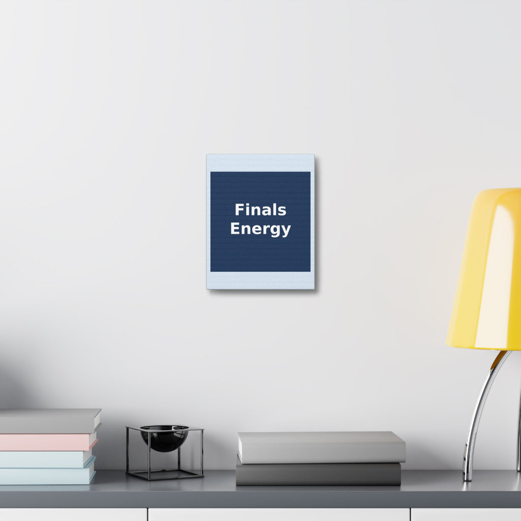 "Finals Energy" Black Cat Canvas | Trendy Gift for Her | Lifestyle | KayKay Classics