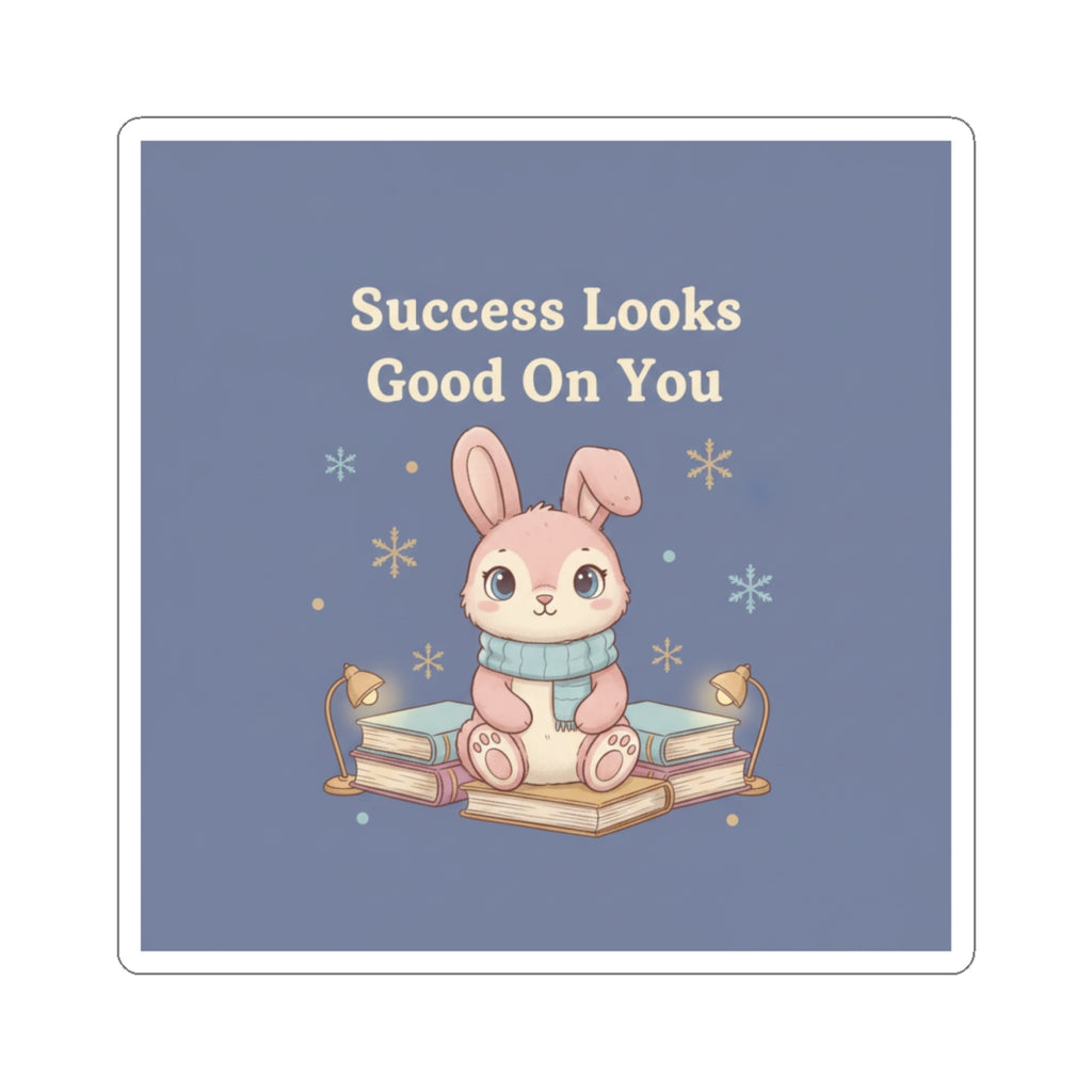 Rabbit Kiss-Cut Sticker – Success Looks Good on You