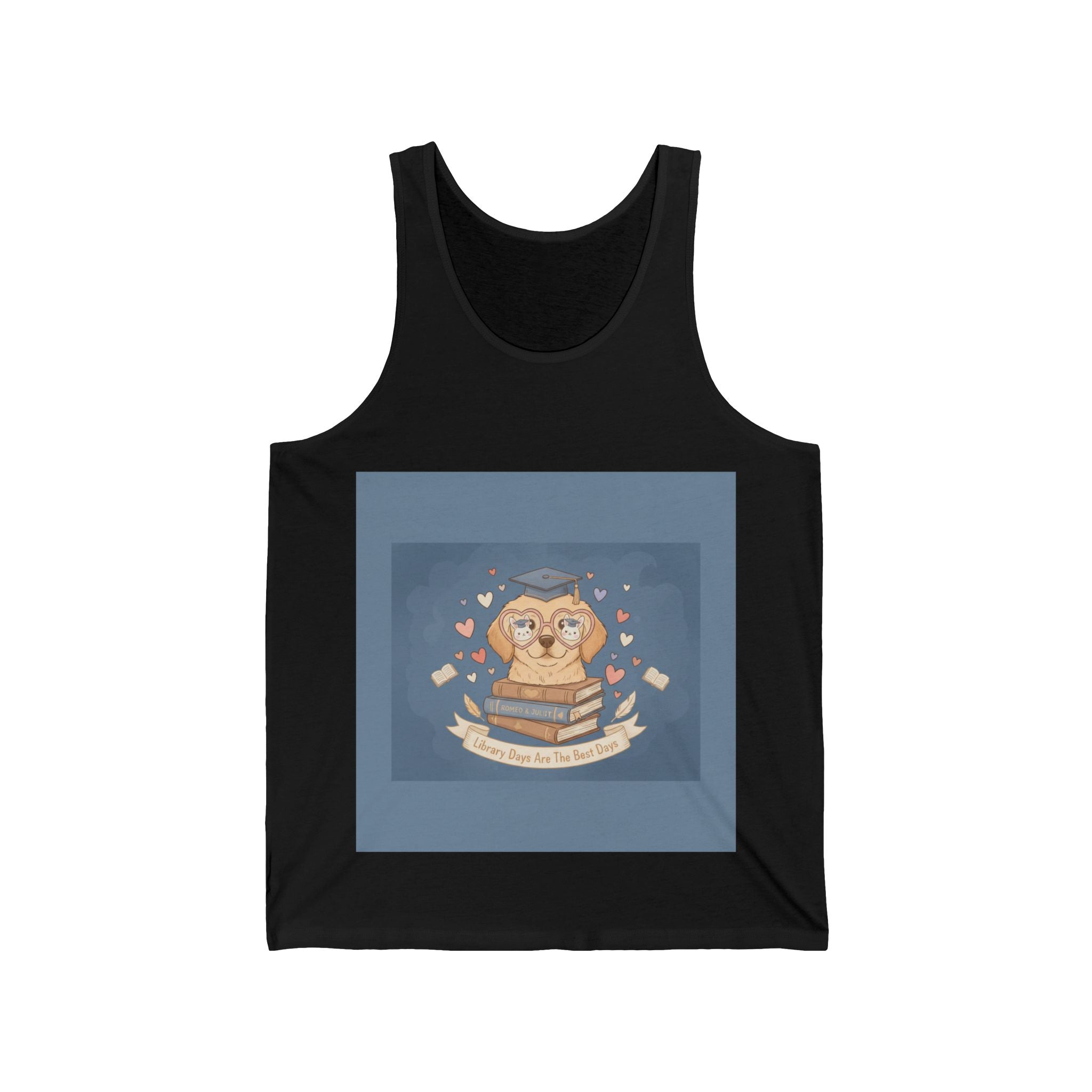 Library Days Are The Best Days Dog Tank Top