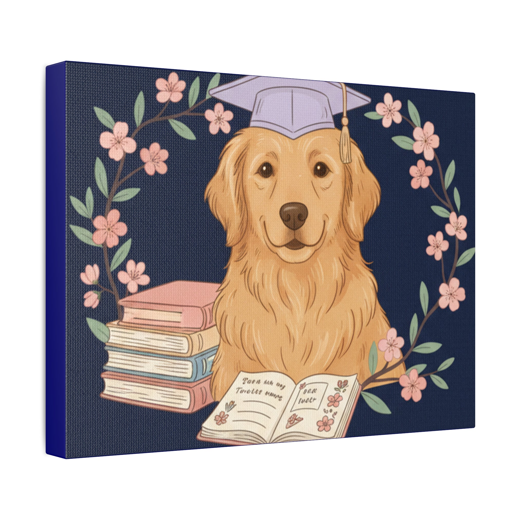 Golden Retriever Canvas Print – Bloom With Grace