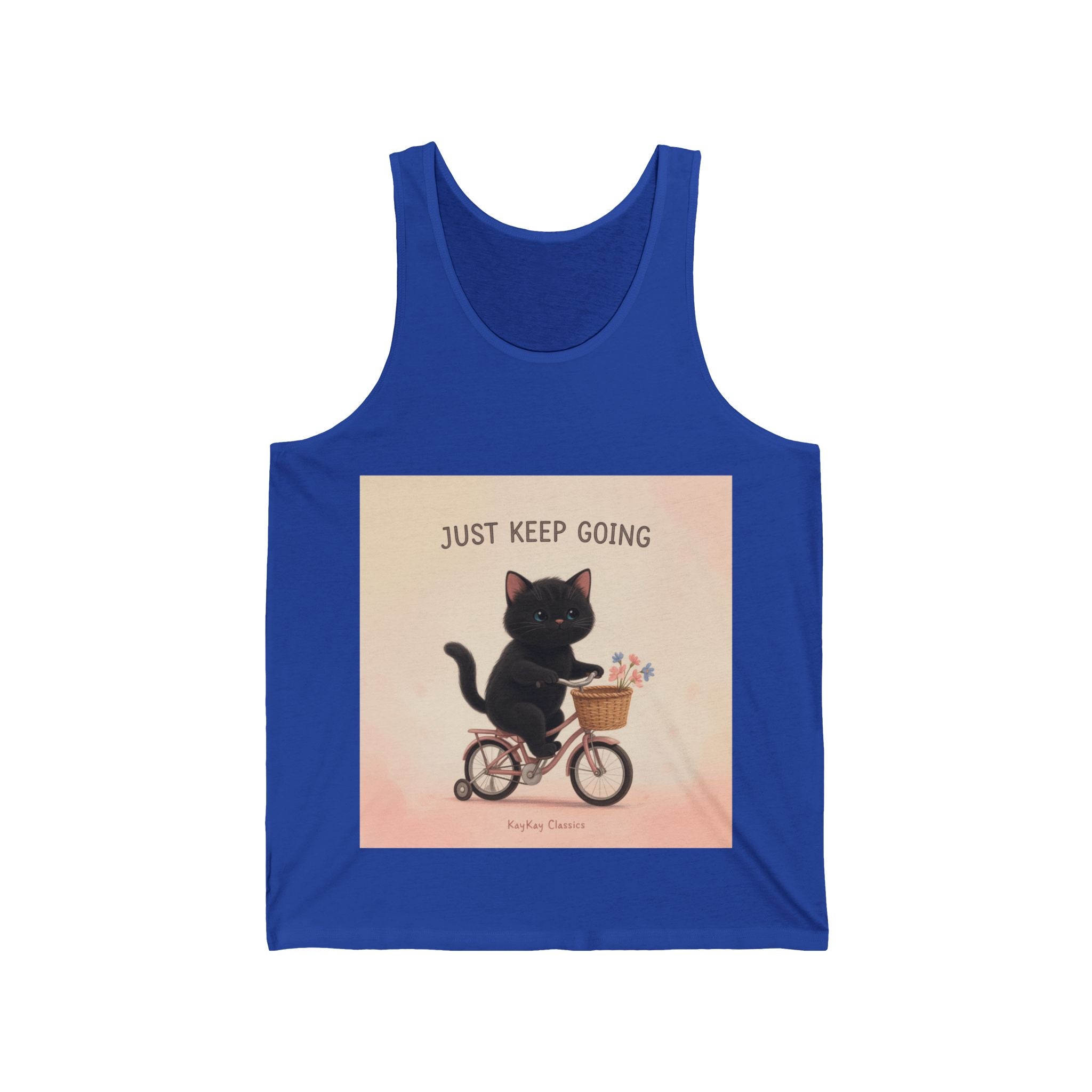 "Life Behind Bars" Black Cat Tank Top | College Girl Gift | Fashion | KayKay Classics