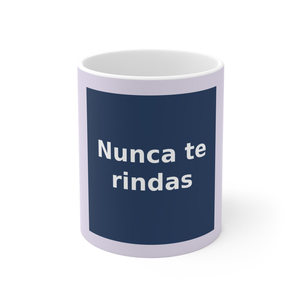 "Nunca te rindas" Black Cat Mug | Trendy Gift for Her | Drinkware | KayKay Classics