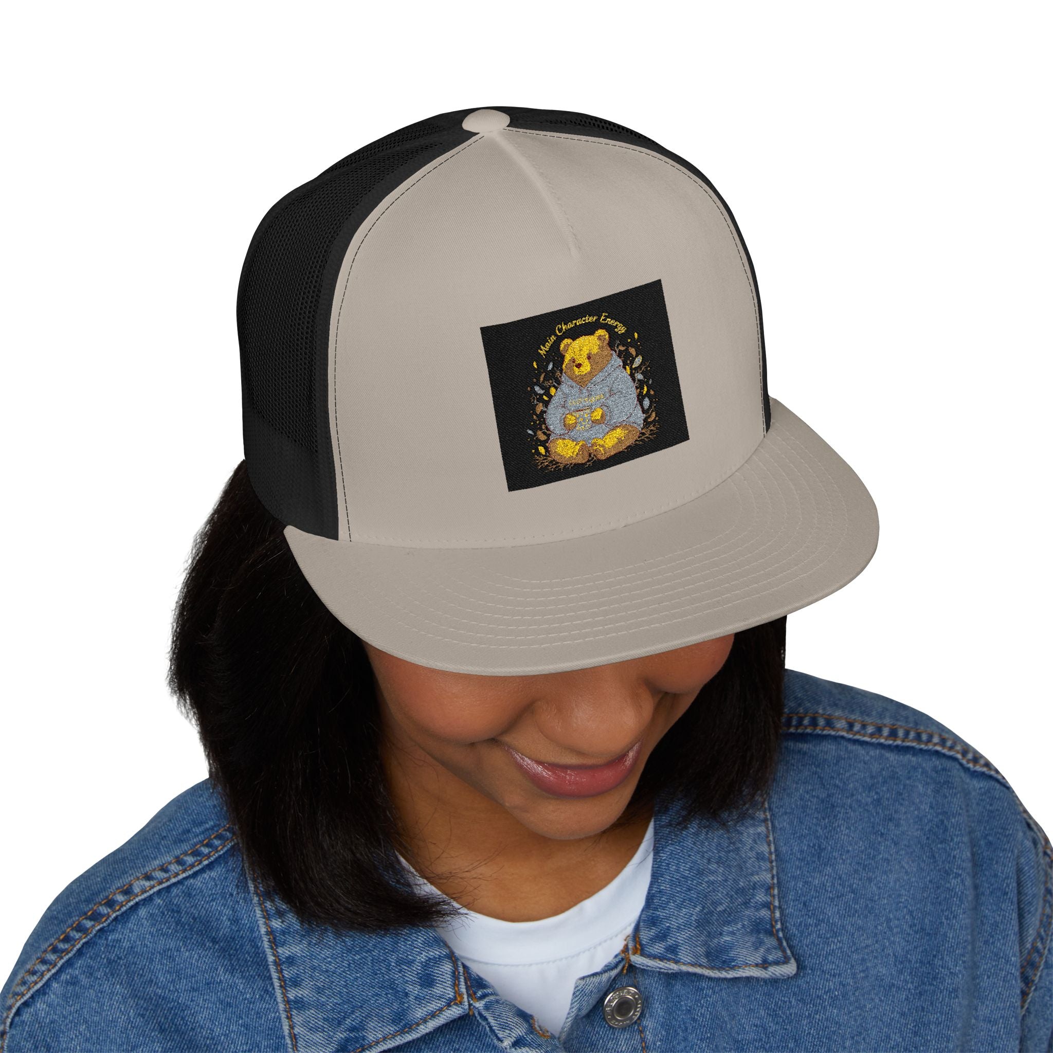 Bear Trucker Cap – Main Character Energy