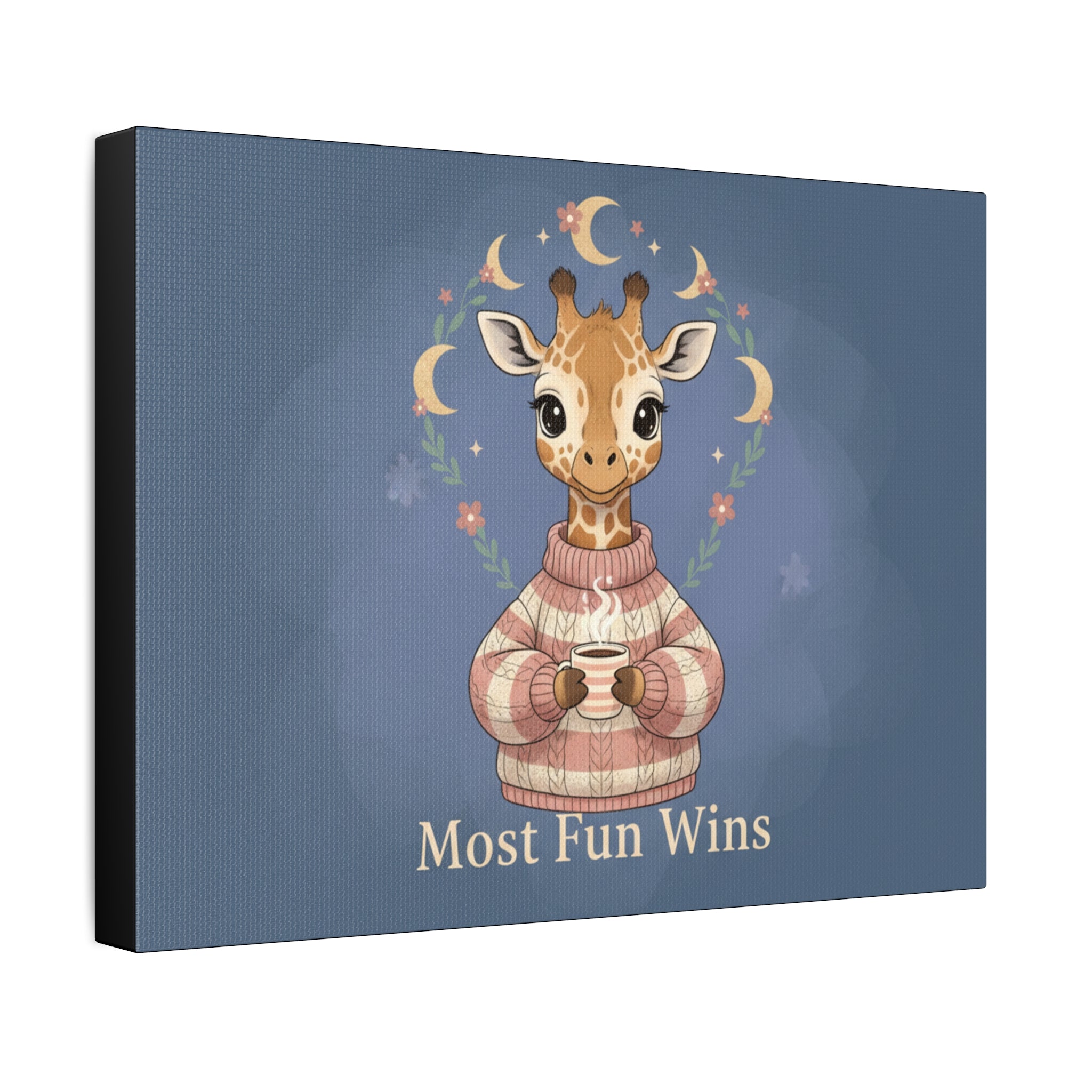 Giraffe Canvas Print – Most Fun Wins