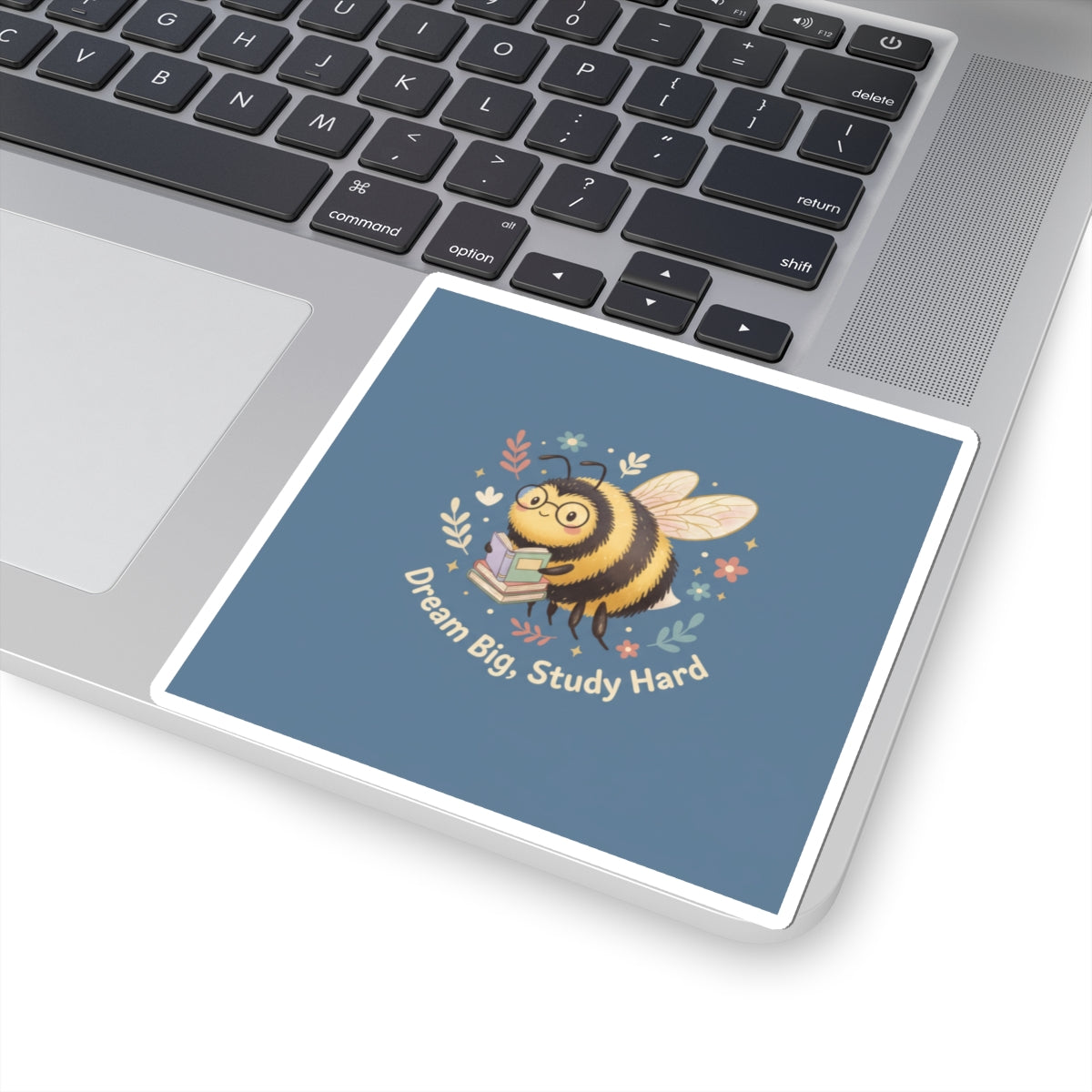 Bee Kiss-Cut Sticker – Dream Big Study Hard