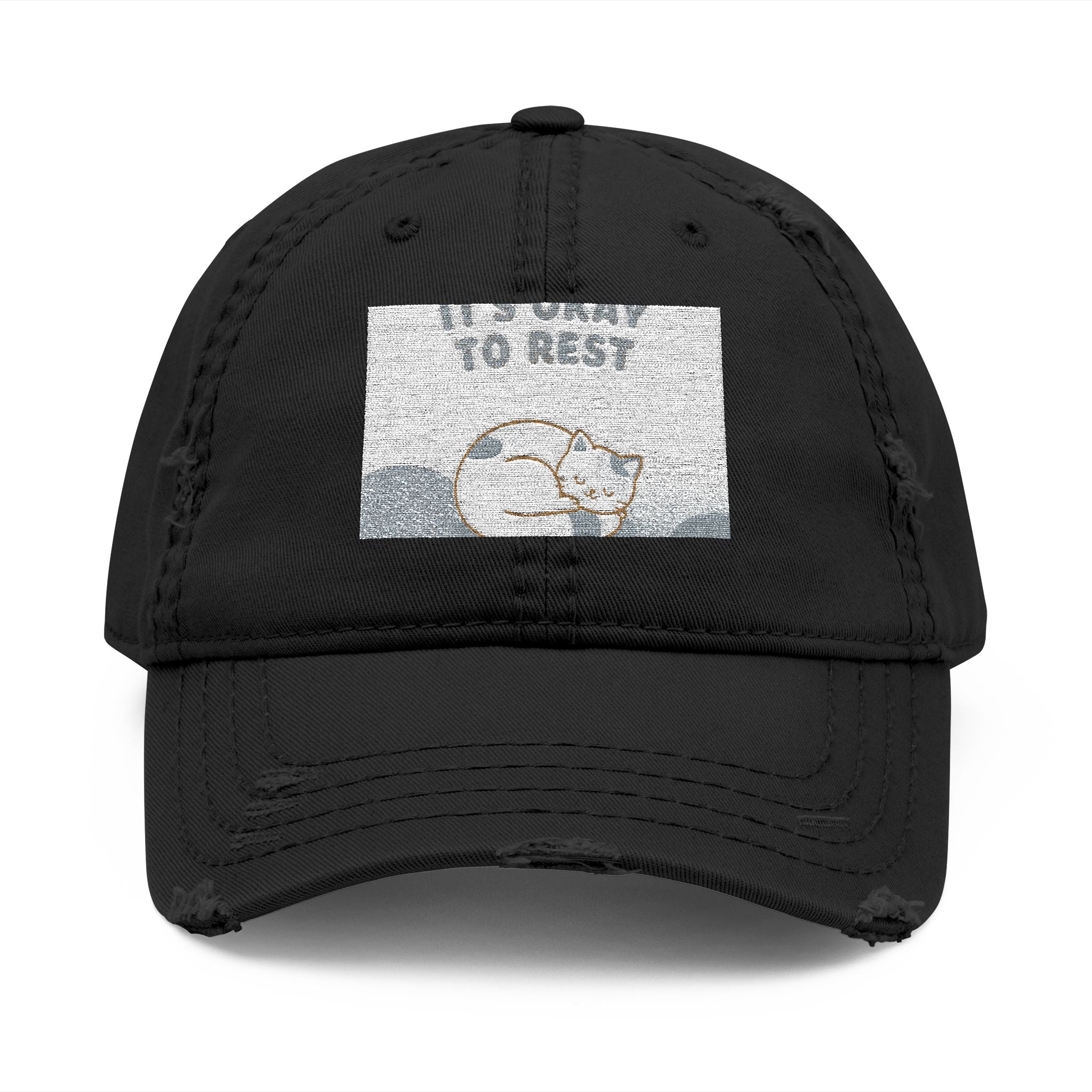 "NEEDS_OCR_SCAN" Black Cat Dad Hat | Trendy Gift for Her | Lifestyle | KayKay Classics