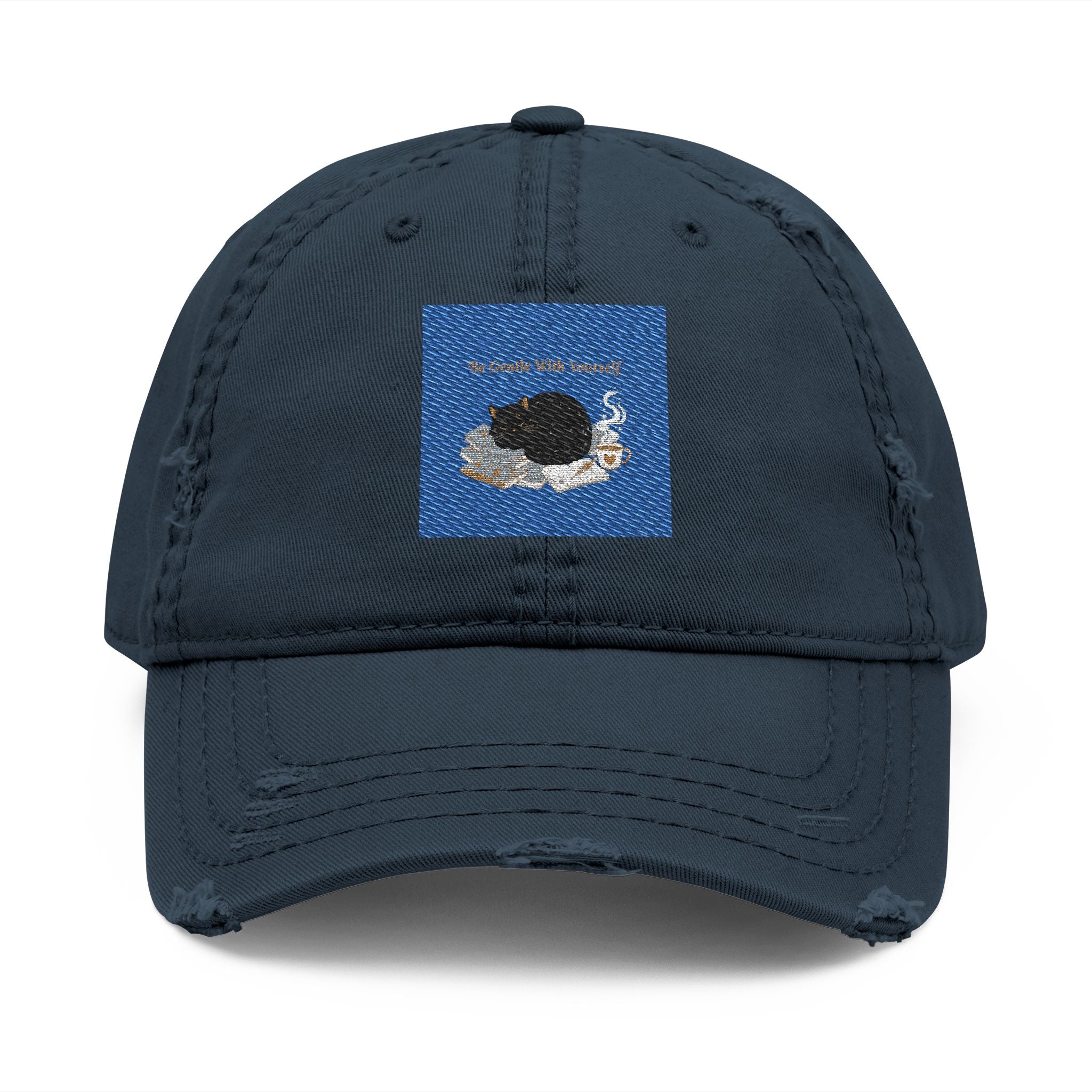Black Cat Dad Hat – Be Gentle With Yourself