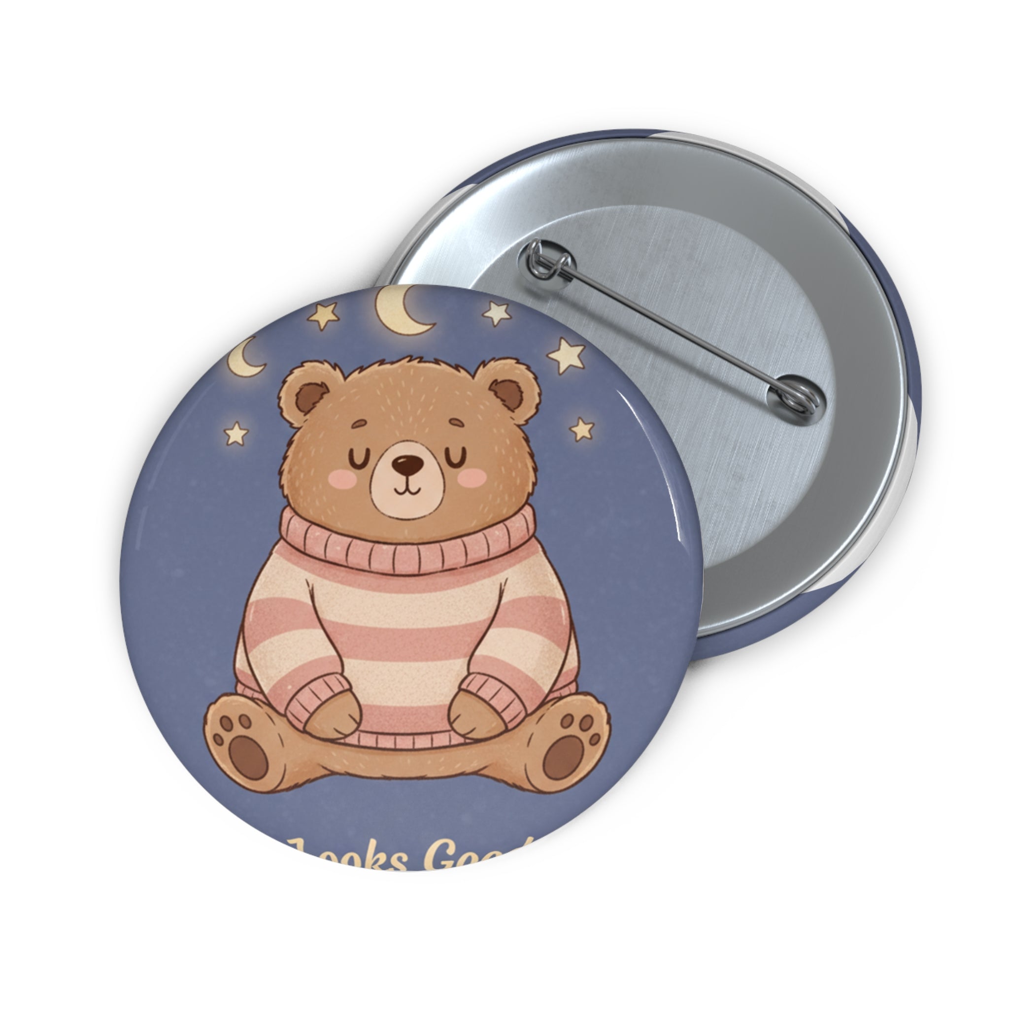Bear Pin Button – Success Looks Good on You