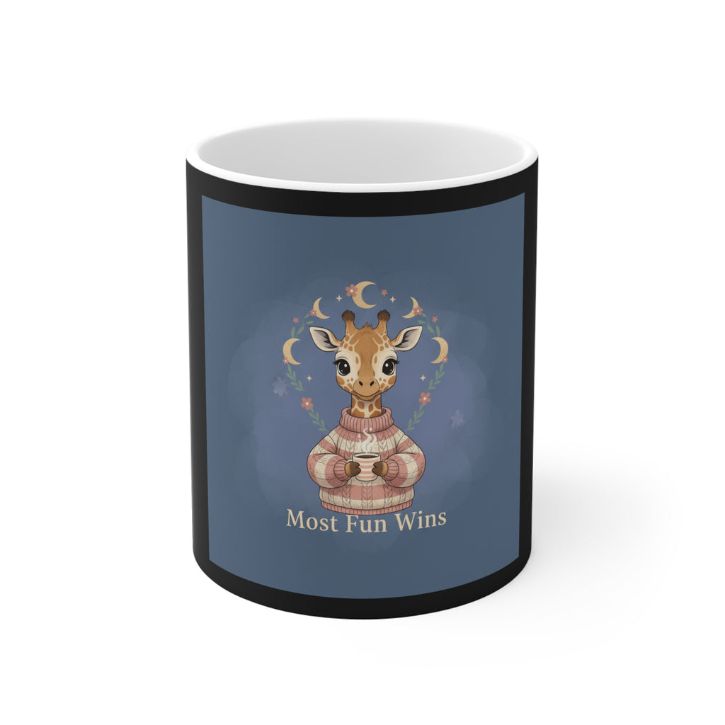 Giraffe Mug 11oz – Most Fun Wins