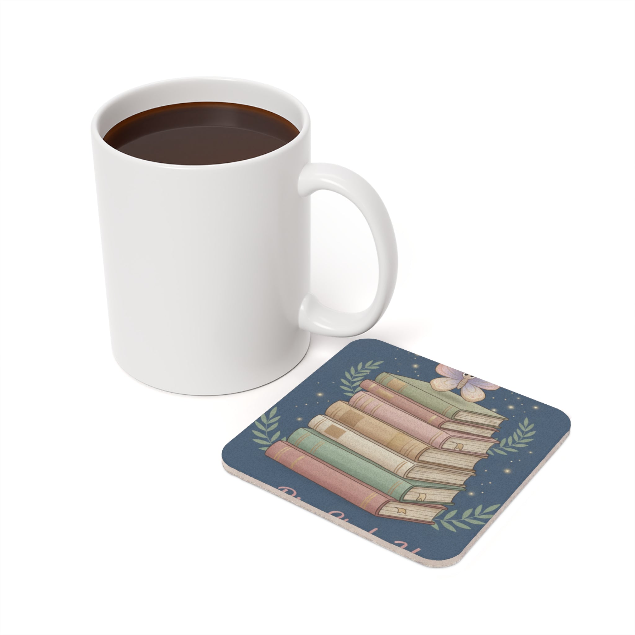 Butterfly Cork Coaster – Dream Big Study Hard