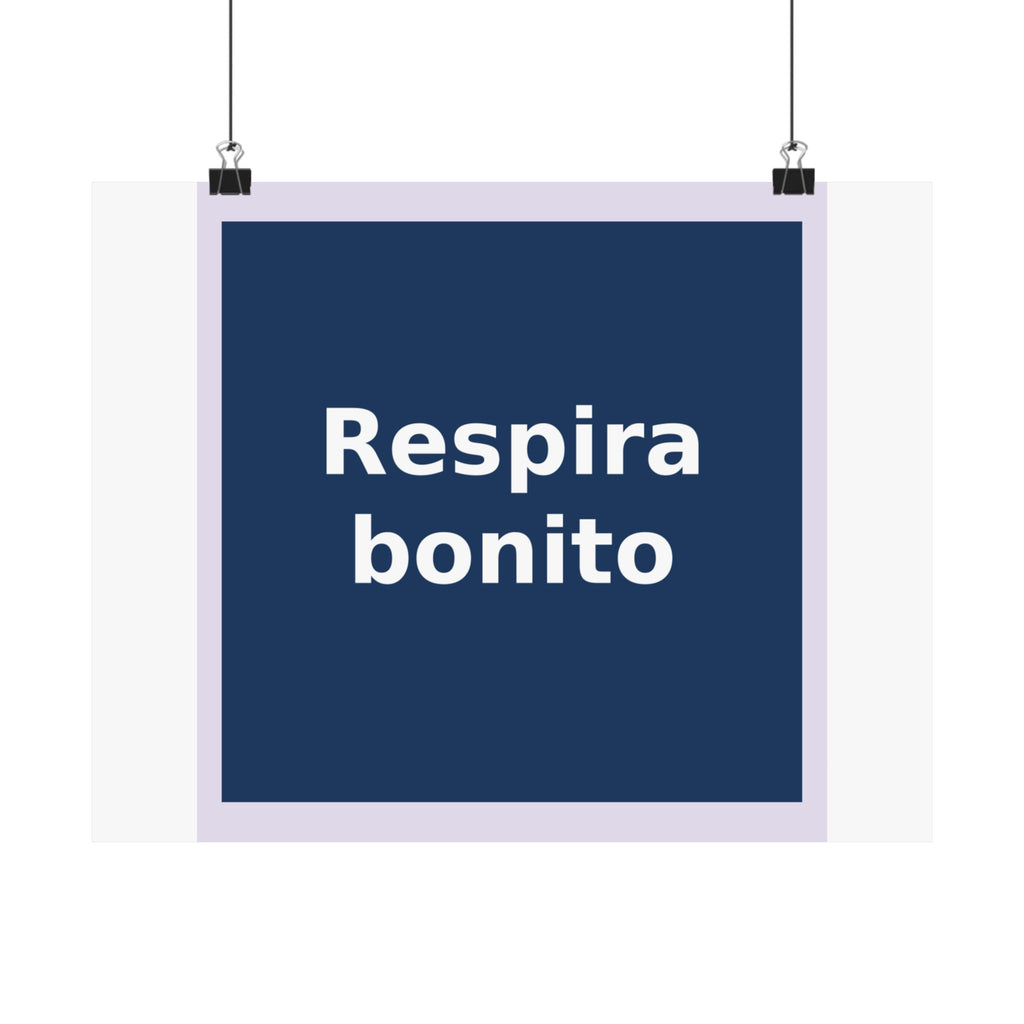 "Respira bonito" Black Cat Poster | Trendy Gift for Her | Lifestyle | KayKay Classics