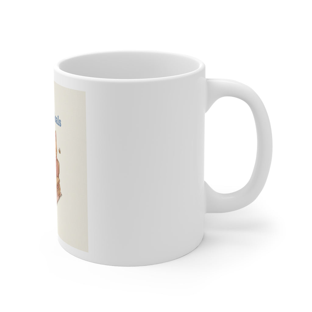 Goals On Goals Cat Mug 11oz