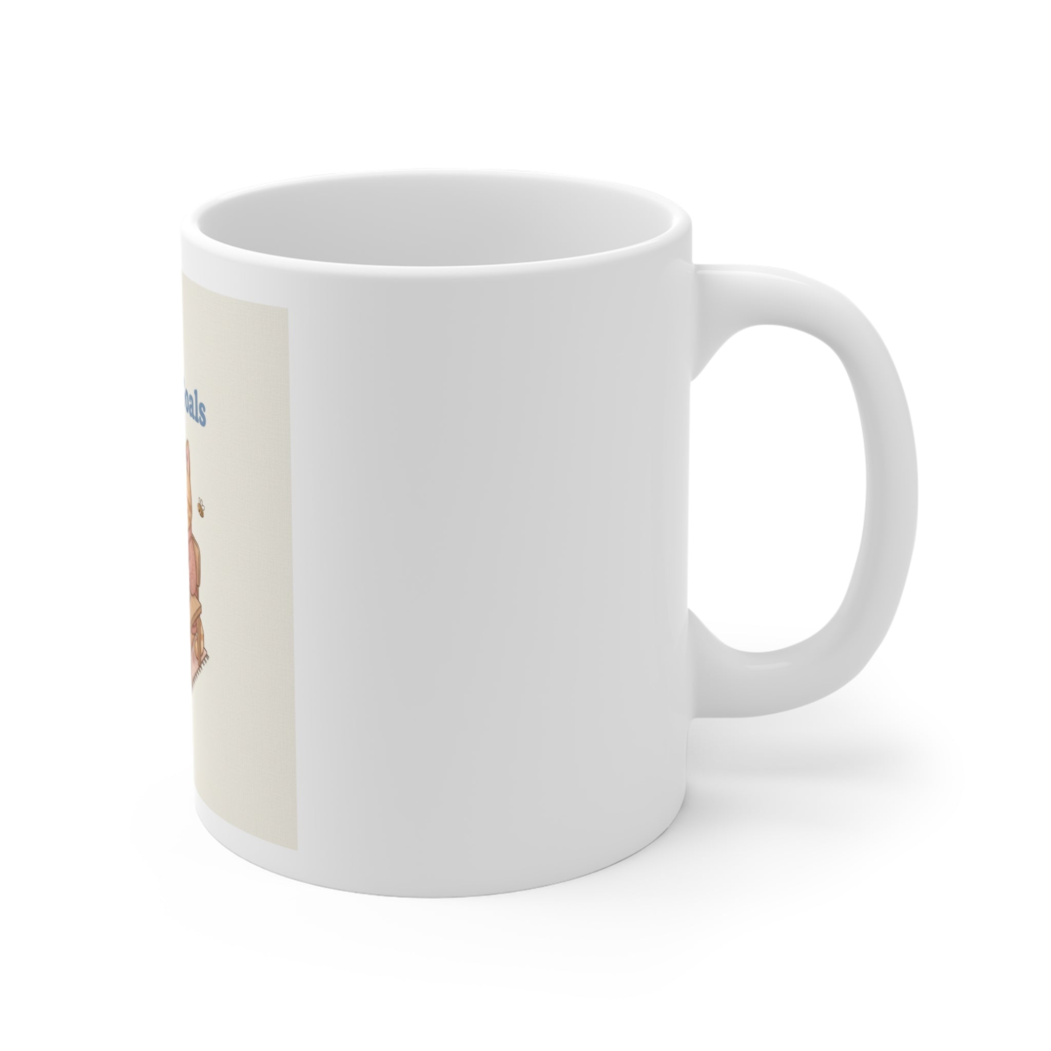 Goals On Goals Cat Mug 11oz