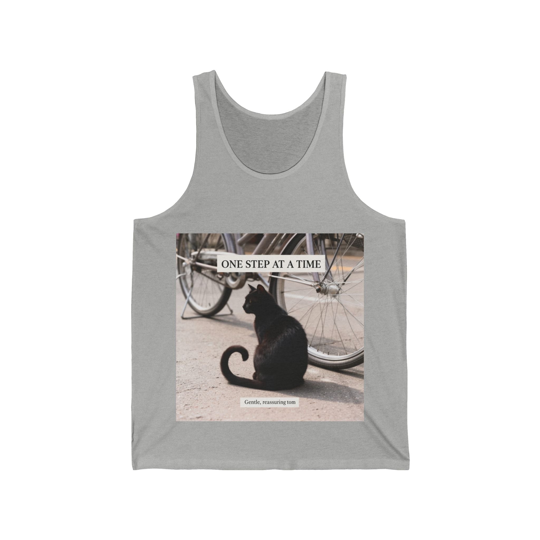 ONE STEP AT A TIME Cat Tank Top