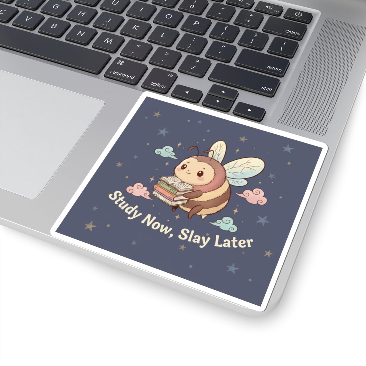 Bee Kiss-Cut Sticker – Study Now, Slay Later