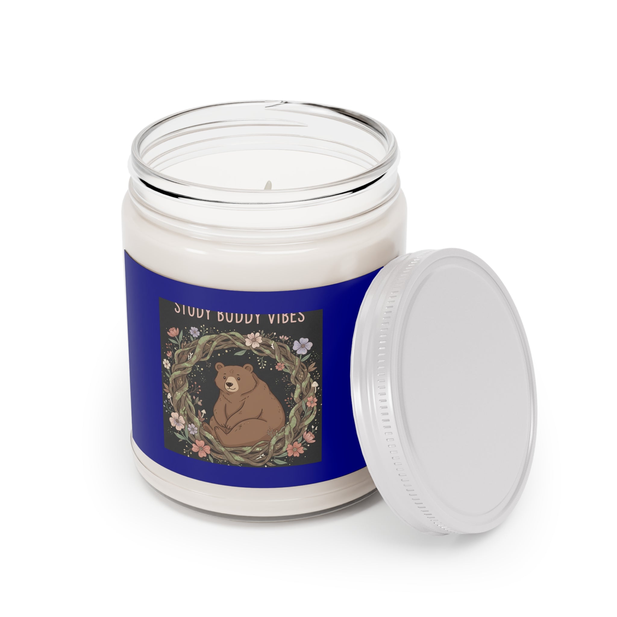 Bear Scented Candle – Study Buddy Vibes