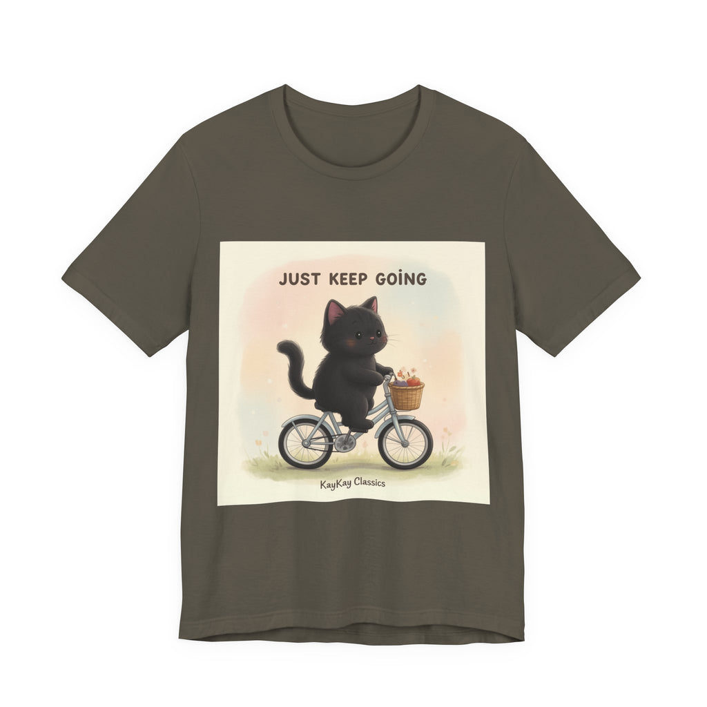 "Study Hard Dream Big" Black Cat Women Tee | College Girl Gift | Fashion | KayKay Classics