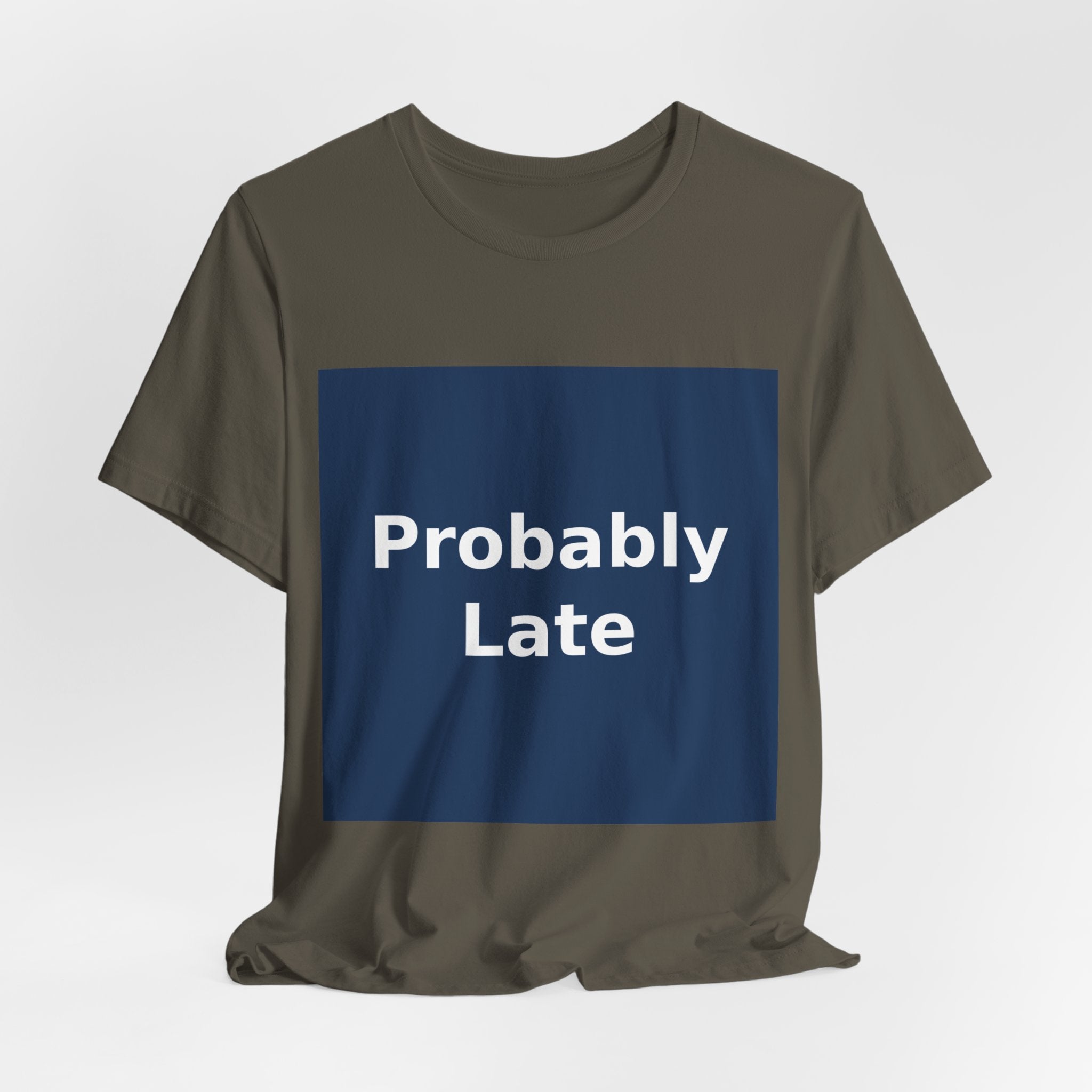 "Probably Late" Black Cat Women Tee | College Girl Gift | Fashion | KayKay Classics