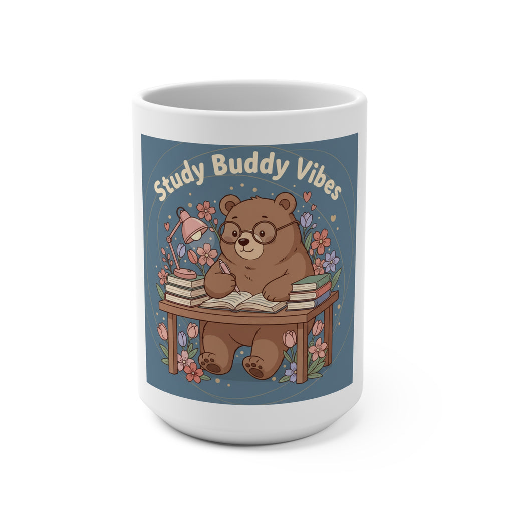 Bear Mug 15oz – Study Buddy Vibes