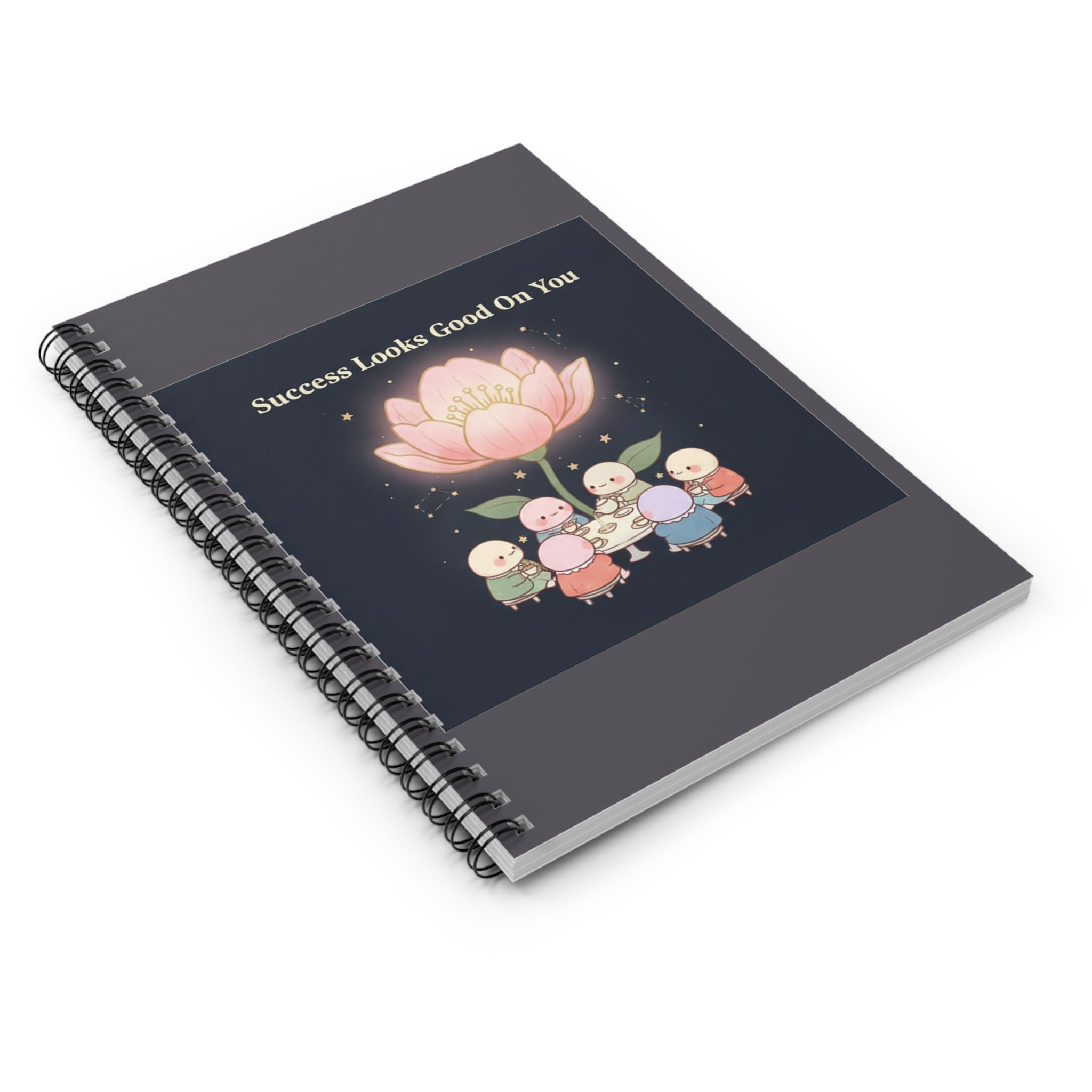 Tiny Chibi Creatures Spiral Notebook – Success Looks Good on You